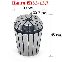 Цанга ER32-12,7 мм