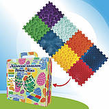 Масажний килимок з настільною грою 8 елементів Ортек, фото 3