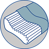 Ортопедична подушка 47х36х12 см для дорослих J2306 Олві,Україна, фото 3