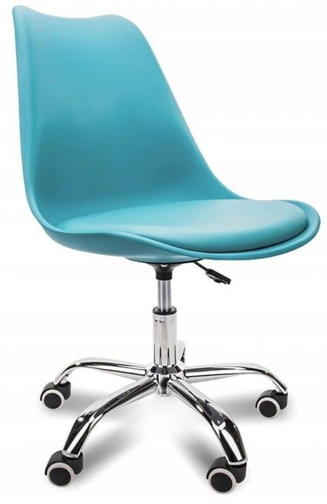 Крісло Bonro B-487 на колесах. Колір синій, фото 1