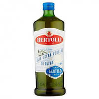 Хорошее итальянское оливковое масло первого холодного отжима Bertolli Olio Extra Virgin di Oliva Gentle, 1л