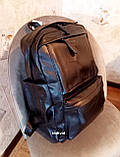Крутий рюкзак із usb. Шкіряна сумка. Чоловічий рюкзак шкіра. Портфель для ноутбука. С11, фото 2
