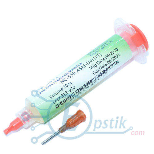 NC-559-ASM-UV, флюс-гель безвідмивний, 10 мл.