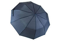 Парасолька складана чоловіча напівавтомат поліестер чорний Арт.452 Bellissimo (54)