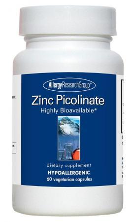 Allergy Research Zinc Picolinate / Цинк пиколинат 25 мг 60 капсул, фото 1