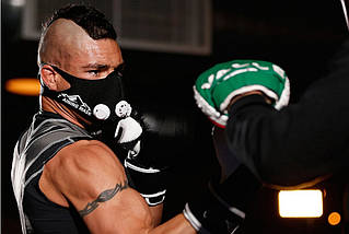 Маска респіратор для бігу elevation training mask, фото 3