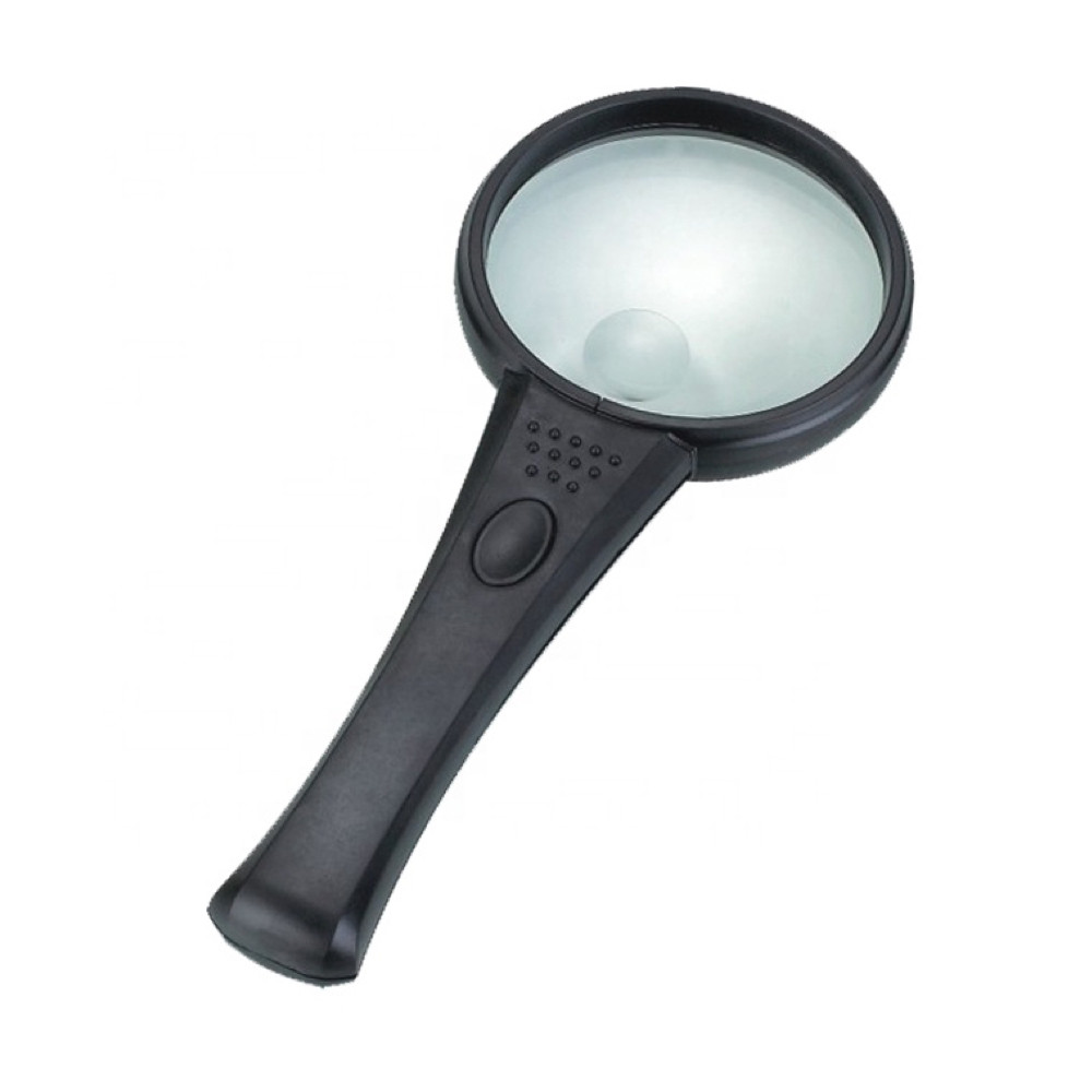 Лупа ручна Magnifier MG2B-6 з LED-підсвіткою 65 мм 3.5x
