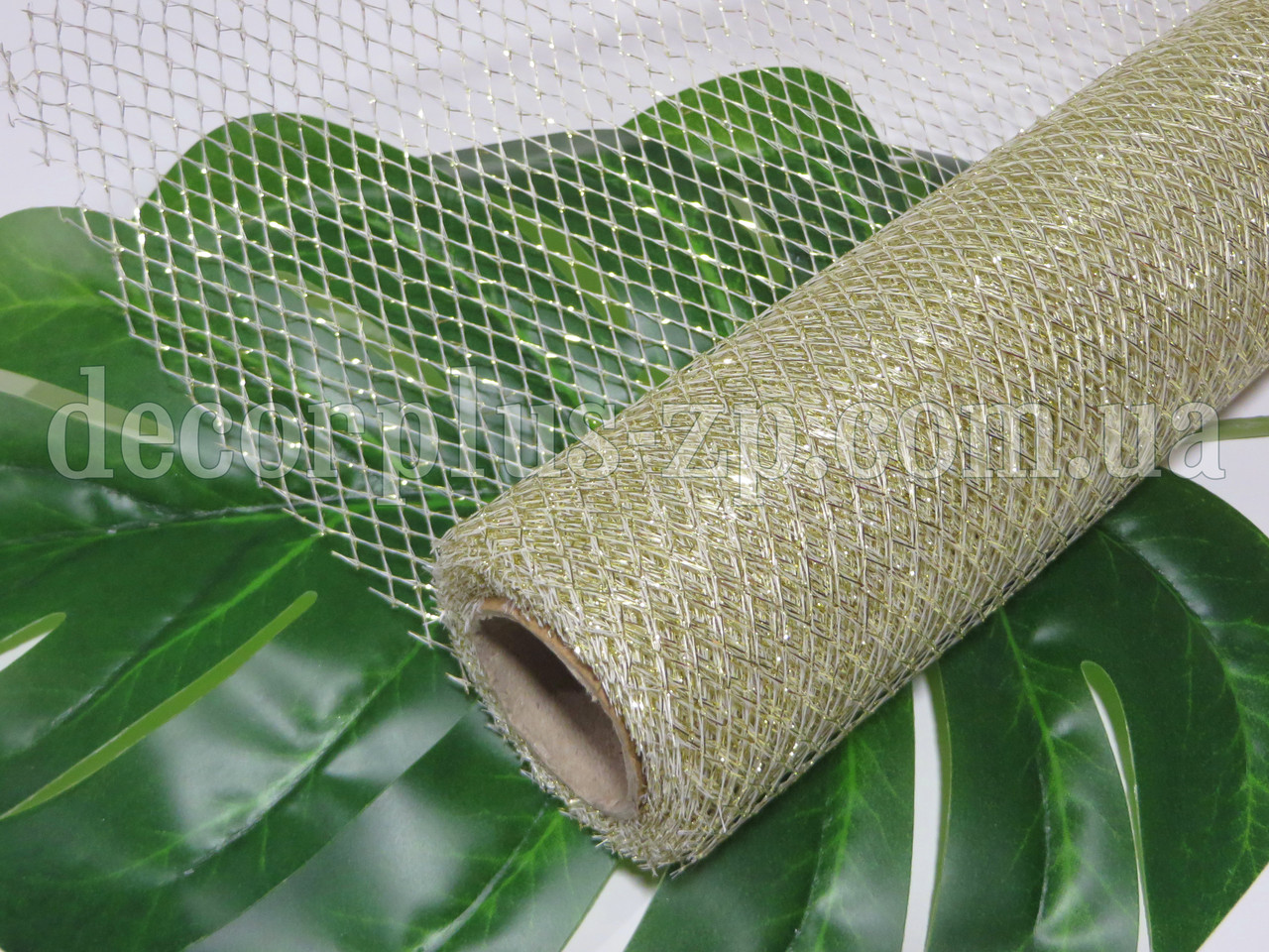 Сітка "кольчуга" світле золото, 48см, фото 1