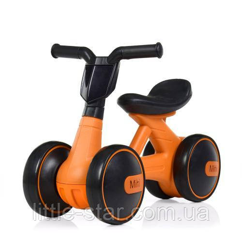 Дитяча каталка-толокар мотоцикл Bambi M 4086-7, помаранчевий