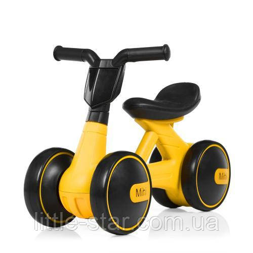 Дитяча каталка-толокар мотоцикл Bambi M 4086-6, жовтий
