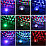 Музичний мініпроєктор із Bluetooth для вечірок LED Crystal magic ball light MP3, фото 4