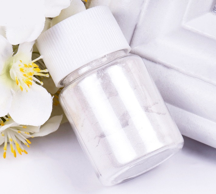 Перламутровий пігмент для епоксидної смоли, Білий (087), 20 г, фото 1