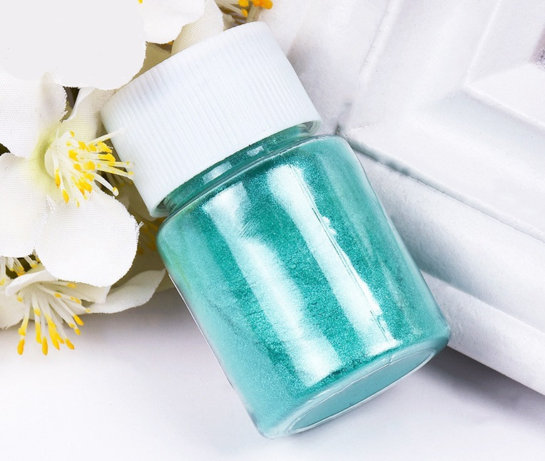 Перламутровий пігмент для епоксидної смоли, Бірюзовий (089), 20 г, фото 1