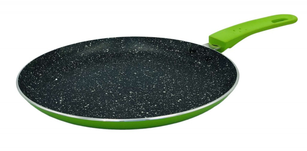 Сковорода млинна з антипригарним покриттям Con Brio CB-2424 (24см) | сковорідка Con Brio зелена