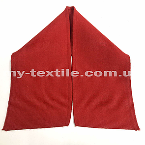 Комір Поло Бавовна 8 на 40 см Червоний