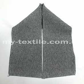 Комір Поло Бавовна 8 на 40 см Сірий