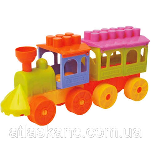 Іграшка Пластикова Паровозик Максимус розбірний 25 х 7 см 5147, фото 1