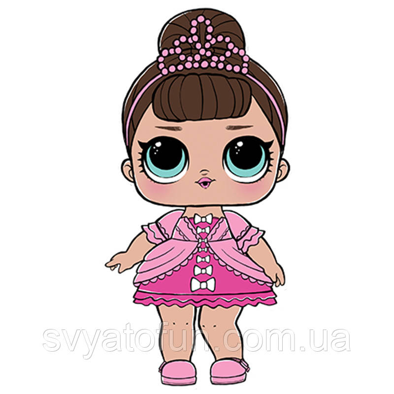 Наклейка на коробку "LOL Fancy" 46х23 см