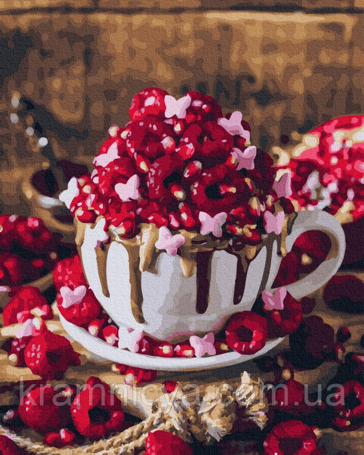 Картина за номерами Малиновий десерт, 40х50 Rainbow Art (GX37848), фото 1