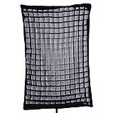 Софтбокс парасолька з сотами Visico EB-072G 80х120см quickly umbrella, фото 6