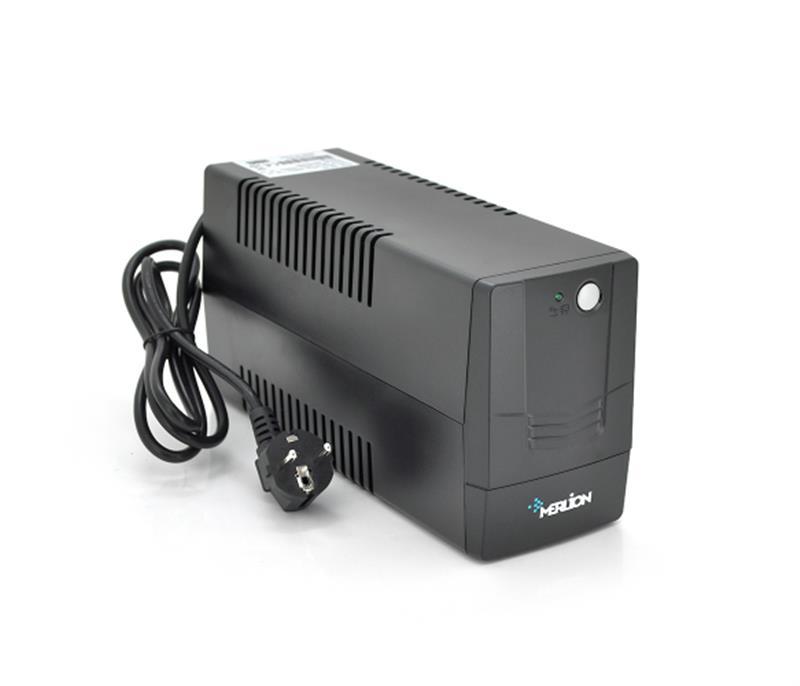 ДБЖ Merlion Velli 600, Lin.int., AVR, 2 x Schuko, пластик