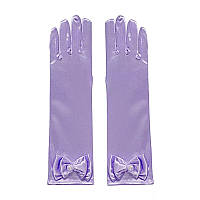 Сиреневые детские перчатки 3-8 лет