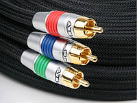 Atlona Компонентный видео кабель 3RCA-3RCA, конструкция (RG-6), длина 5 м.