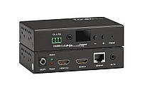 KanexPro NetworkAV H.264 HDMI передавач по IP з POE і RS-232, відстань - 120 м.