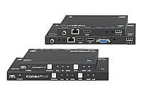 KanexPro Комутатор Huddle Room з 3 входами (DisplayPort, HDMI, VGA) HDBaseT і 4K, до 70 м