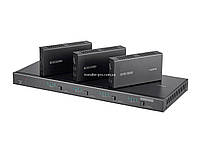 MP21818 Blackbird 4K 4x4 HDBaseT Matrix, 3 приймача, 70m, IR, S / PDIF, RCA, TCP / IP, RS-232, EDID, HDCP 2.2