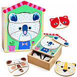 DJECO Дерев'яний пазл "Різні мордочки", фото 2