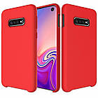 Чохол Silicone case для Samsung Galaxy S10 (G973) Red, фото 2