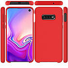 Чохол Silicone case для Samsung Galaxy S10 (G973) Red, фото 3