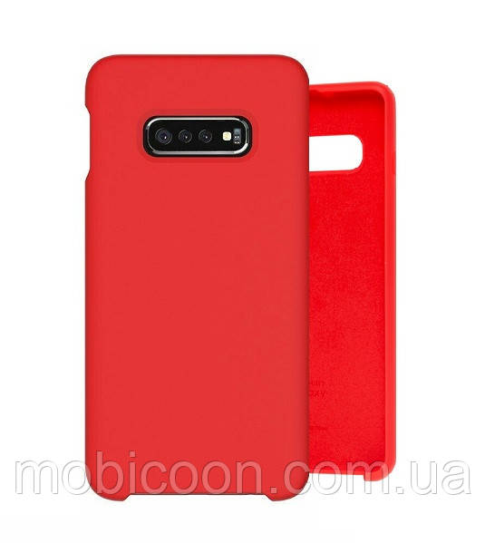 Чохол Silicone case для Samsung Galaxy S10 (G973) Red, фото 1