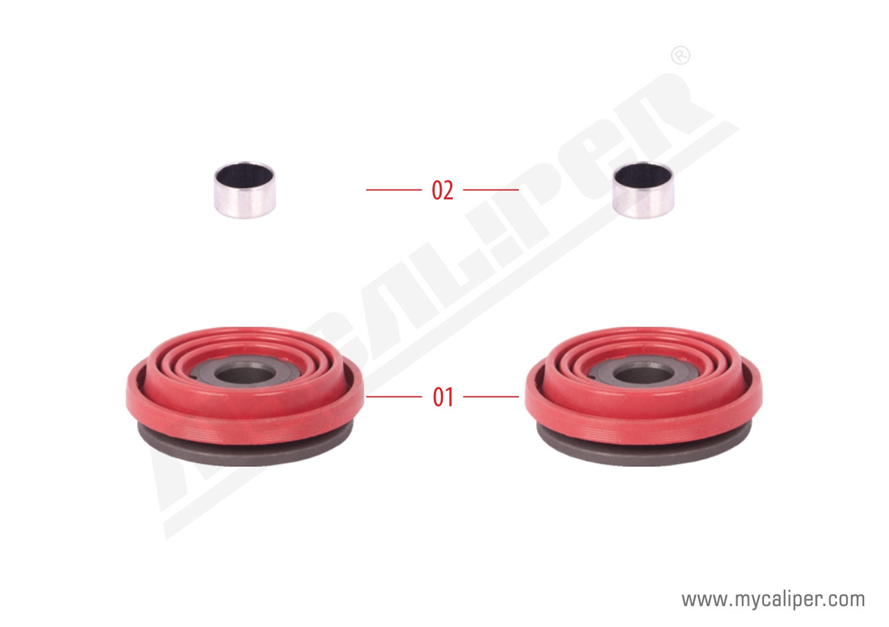 Розрізна Втулка п'ятака супорта KNORR з CFT1016 Ø18 x Ø16 x 10 mm