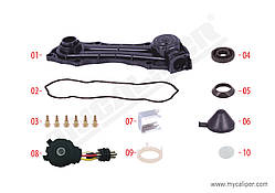 Кришка супорта KNORR пластик SN6/SN7/SK7 TYPE з датчиком, 3 контакту