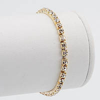 Браслет Гумка Стрази Метал Колір Золото
