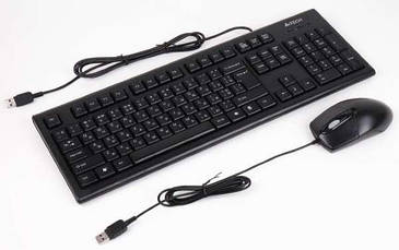 Клавіатура+миша A4Tech KR-8372 Black USB (код 103598)