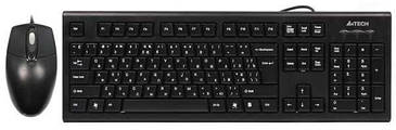 Клавіатура+миша A4Tech KRS-8572 Black USB (код 103601)
