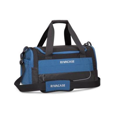 Дорожня сумка RIVACASE 5235 Чорний з блакитним (5235 (Black/blue)) (код 113550)
