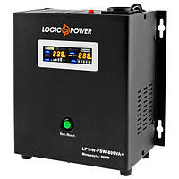 Блок безперебійного живлення LogicPower LPY-W-PSW-800VA+ ((560Вт) з чистою синусоїдою, без акумулятора) (код