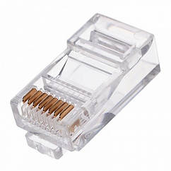 Конектор RJ-45 Cablexpert PLUG3UP6/100 упаковка конекторів 8P8C, 100шт. (код 100876)