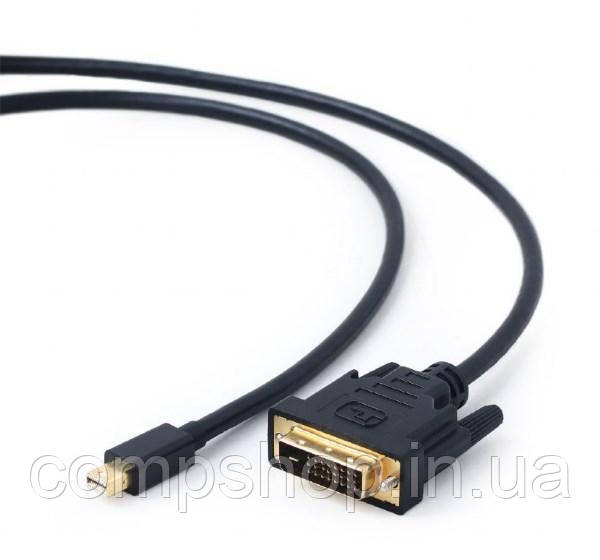 Кабель miniDP - DVI 1.8м Cablexpert (CC-mDPM-DVIM-6) (код 104745), фото 1