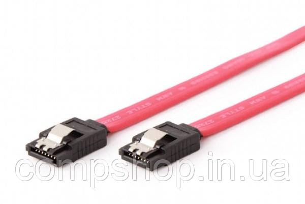 Кабель даних SATA3 Cablexpert CC-SATAM-DATA-0.3M, 0.3м (код 96428)