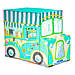 Дитячий ігровий намет для хлопчика Iplay Вантажівка з морозивом з вікнами блакитна, фото 4