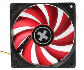 Вентилятор корпусний 120 Х 120 Х 25 мм Xilence Performance C XF039 (1300 об./хв+/- 10% 3-pin+4-pin, Black/Red)