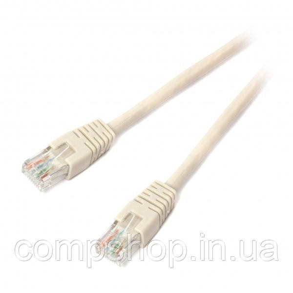 Патч корд Cablexpert PP кат.6U UTP, 50u 10м сірий (код 89986), фото 1