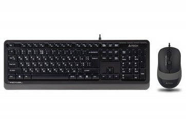 Клавіатура+миша A4Tech F1010 Grey USB (код 109873)