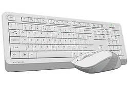 Клавіатура+миша безпровідні A4Tech Wireless FG1010 (White) (код 109875)