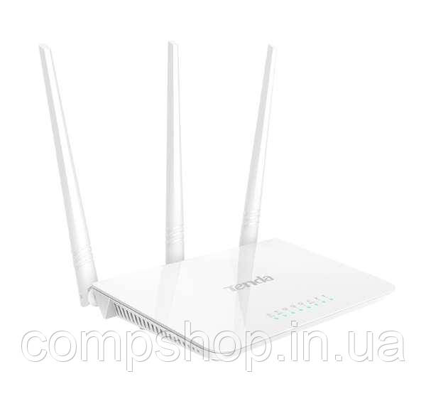 Маршрутизатор TENDA F3 (IEEE 802.11n, 2.4GHz, 300Mbps, 3 LAN, 3 x 5dBi Antena) (код 86152), фото 1
